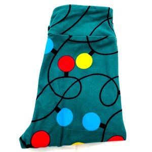 Christmas lights LuLaRoe kids SM leggings